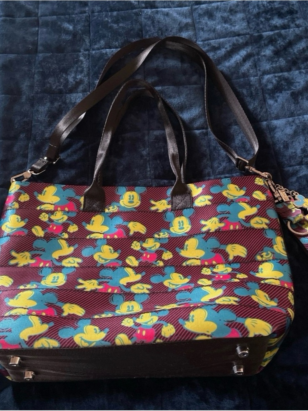 Harvey’s Seatbelt x Disney Tote Bag in Multicolor Pop Mouse Print